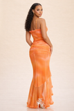 Dreamsicle Ruffle High & Low Sun Dress