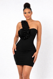 Elegant Black Bandage Dress