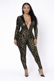Glitz & Glam Tuxedo Jumpsuit